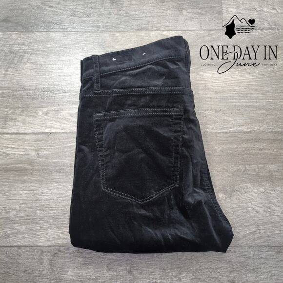 Loft High Waist Velour Pants Size 6 - Picture 6 of 6